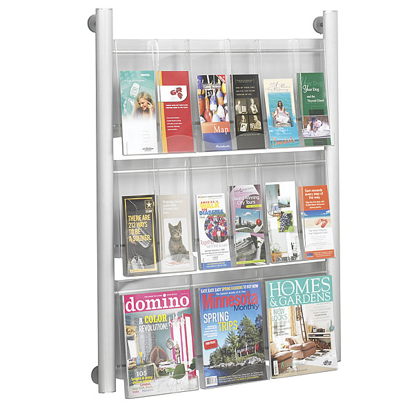 Crest Wall Mounted Literature Dispenser | Brochure Sizes: DL / A4